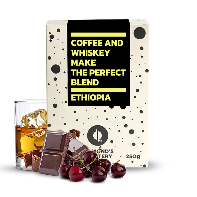 Výběrová káva Diamond's Roastery Etiopie KERAMO - barrel aged