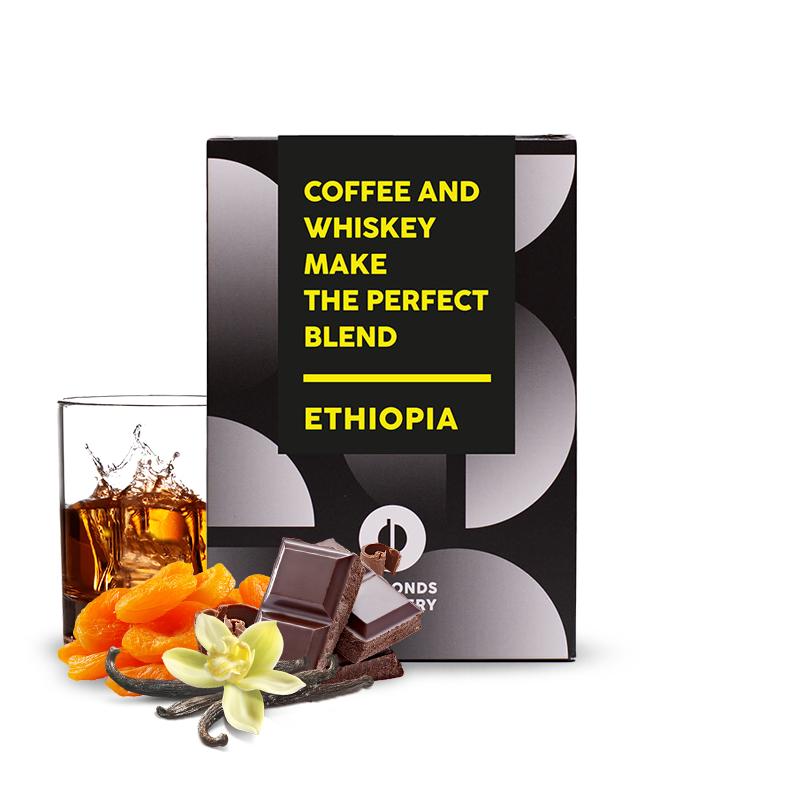 Výběrová káva Diamond's Roastery Etiopie ABEBE GUTEMA BARREL AGED
