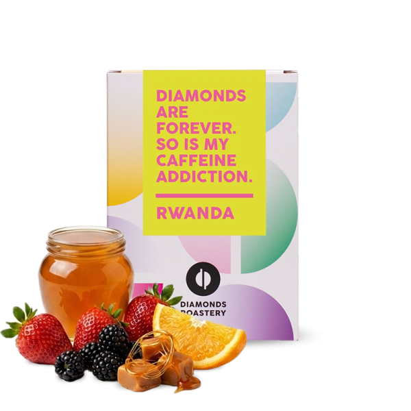 Výběrová káva Diamond's Roastery Rwanda KABYINIRO NATURAL