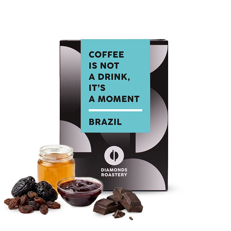 Výběrová káva Diamond's Roastery Brazílie FAZENDA TAMBORIL