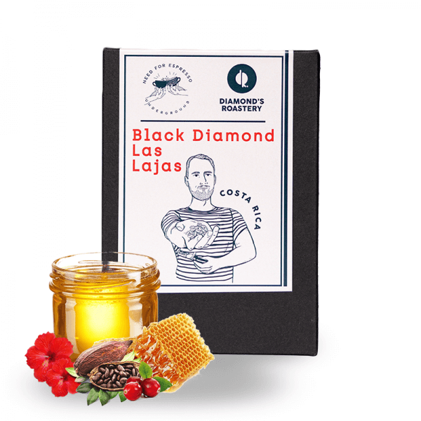 Výběrová káva Diamond's Roastery Kostarika LAS LAJAS BLACK DIAMOND