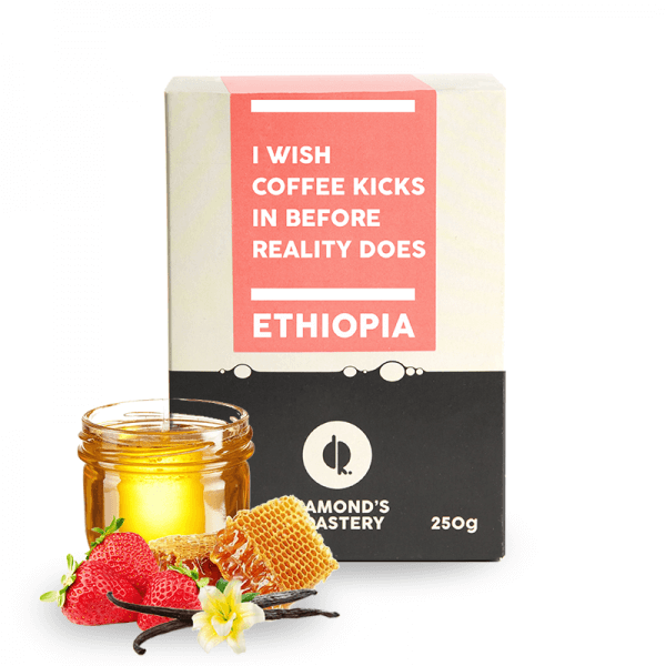 Výběrová káva Diamond's Roastery Etiopie BOMBE 2019