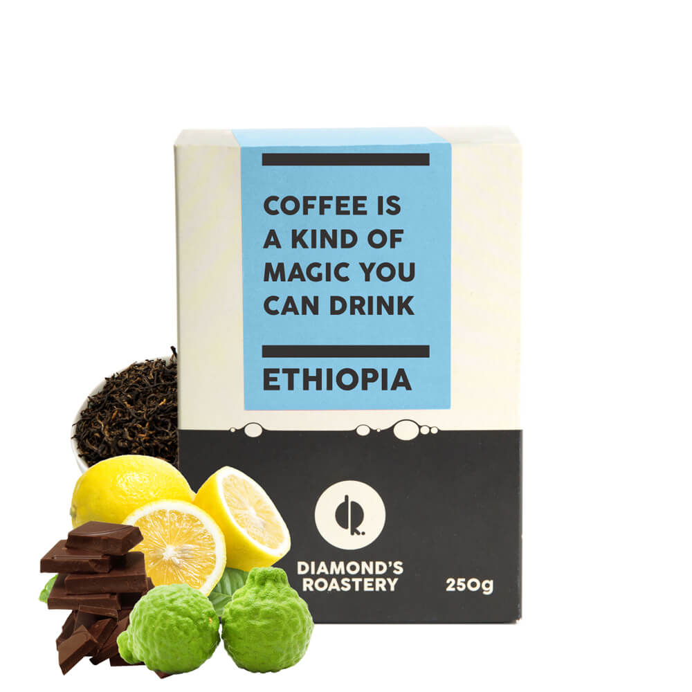Výběrová káva Diamond's Roastery Etiopie SHAWANTAWENE