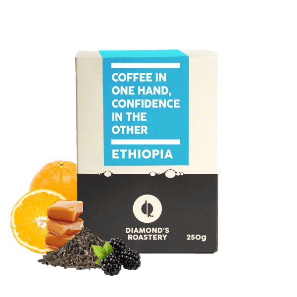 Výběrová káva Diamond's Roastery Etiopie SHANTAWENE  - 2020