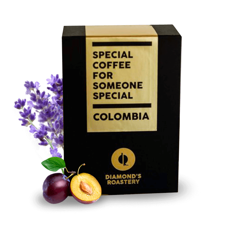 Výběrová káva Diamond's Roastery Kolumbie EL PARAISO RED PLUM