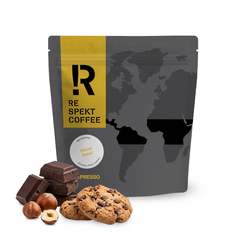 Výběrová káva Respekt Coffee HOUSE BRASIL ESPRESSO