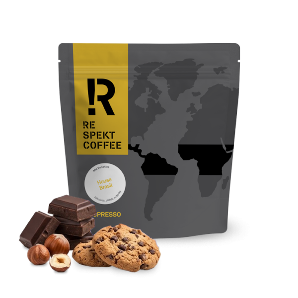 Výběrová káva Respekt Coffee HOUSE BRASIL ESPRESSO