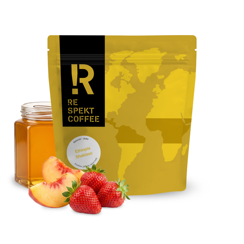 Výběrová káva Respekt Coffee Etiopie SHAKISSO