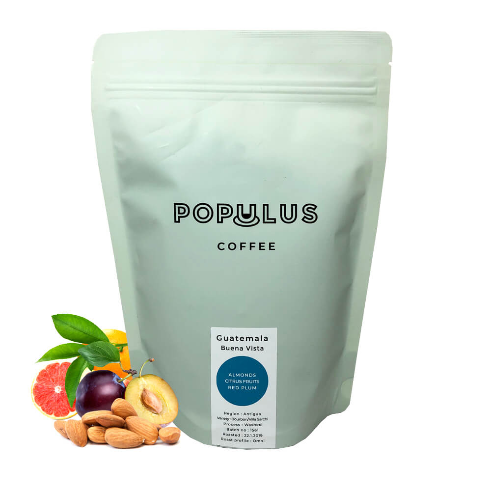 Výběrová káva Populus Coffee Guatemala BUENA VISTA