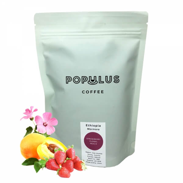 Výběrová káva Populus Coffee Etiopie MORMORA