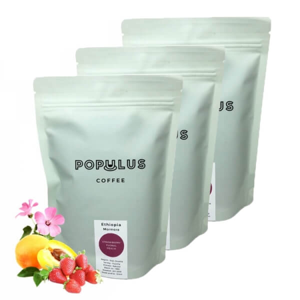 Výběrová káva Populus Coffee 3PACK - Populus Coffee 2019