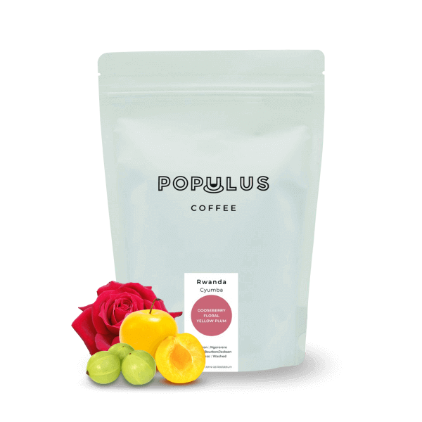Výběrová káva Populus Coffee Rwanda CYUMBA
