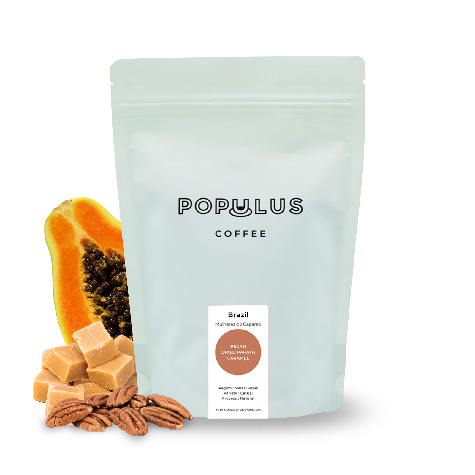 Výběrová káva Populus Coffee Brazílie MULHERES DO CAPARAO