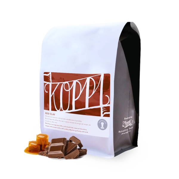 Výběrová káva Koppi RED CLAY ESPRESSO blend (MILK DRINKS) - 1500g