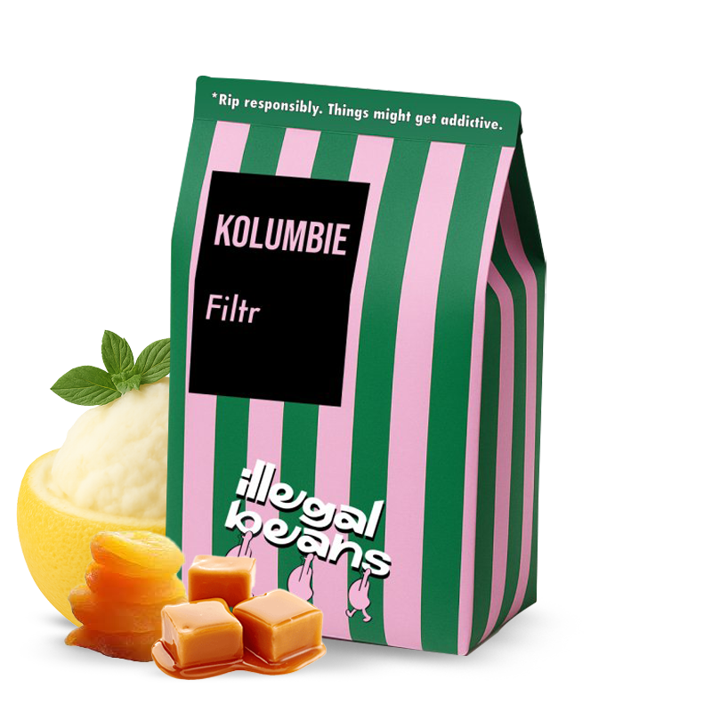 Výběrová káva Illegal Beans Kolumbie LA VICTORIA