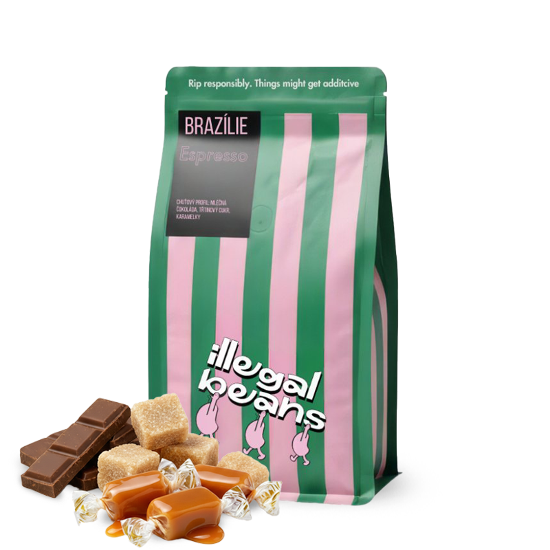 Výběrová káva Illegal Beans Brazílie DIAMOND - espresso