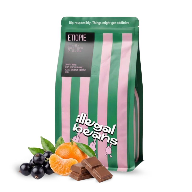 Výběrová káva Illegal Beans Etiopie BEKELE YUTUTE