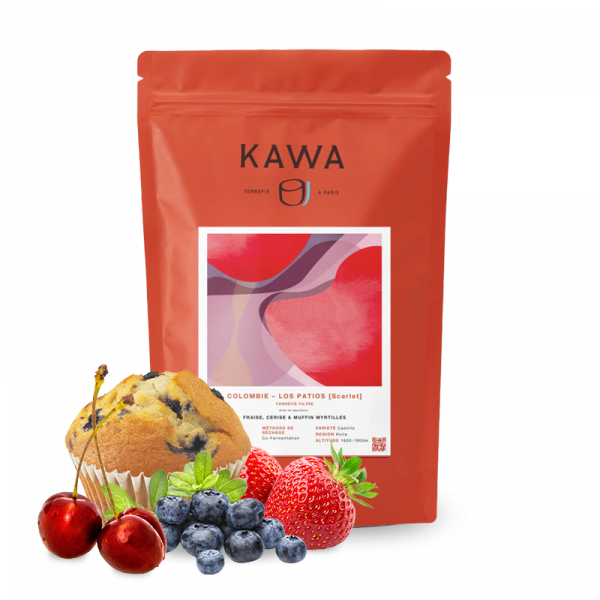 Výběrová káva Kawa Coffee Kolumbie LOS PATIOS SCARLET