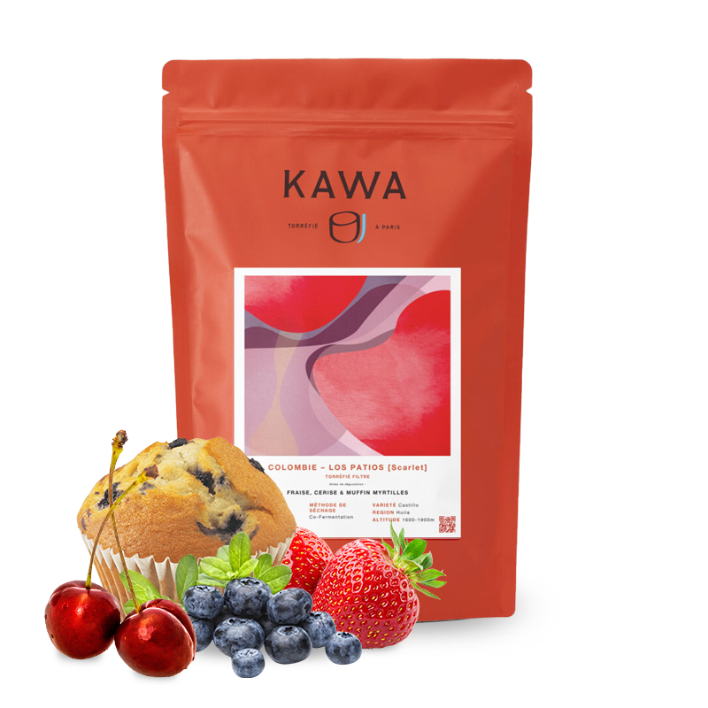 Výběrová káva Kawa Coffee Kolumbie LOS PATIOS SCARLET