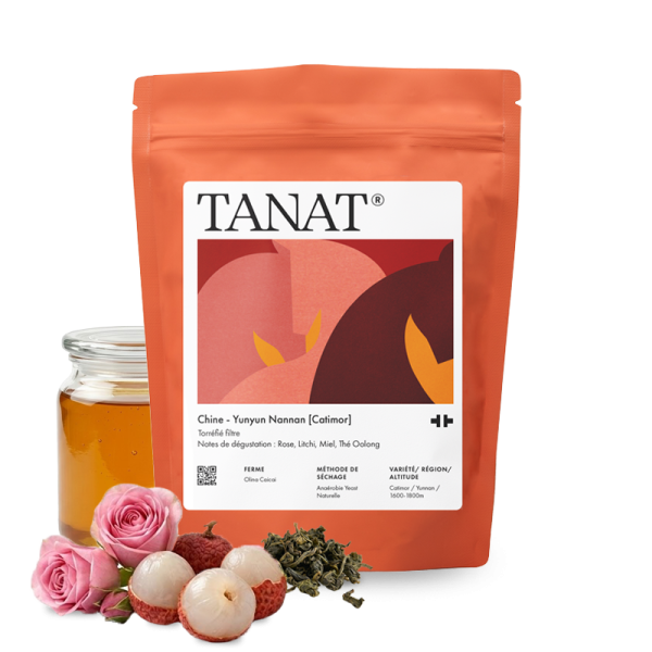 Výběrová káva Tanat Coffee Čína YUNYUN NANNAN
