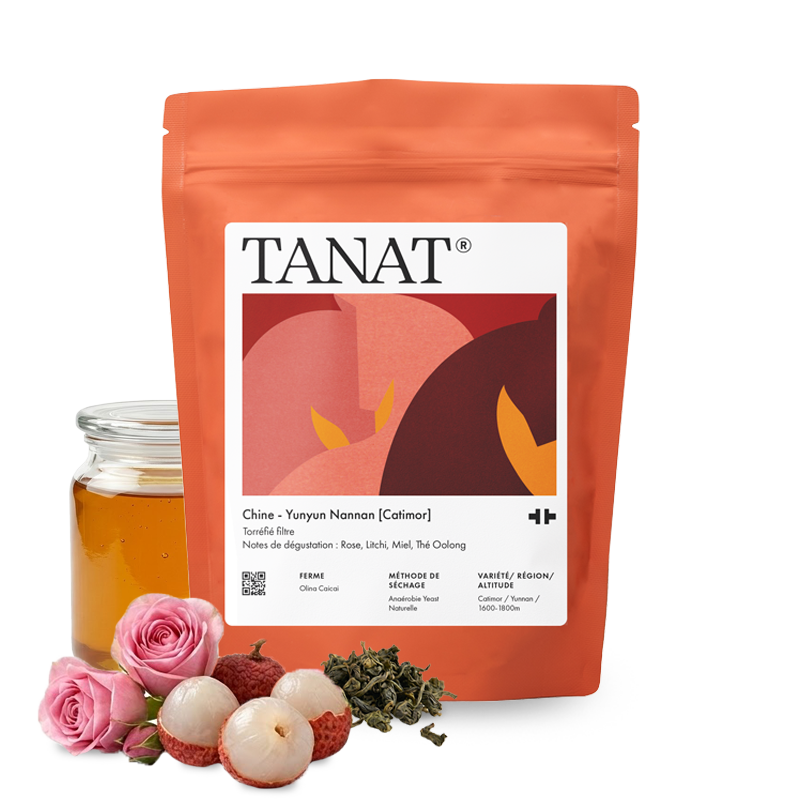 Výběrová káva Tanat Coffee Čína YUNYUN NANNAN