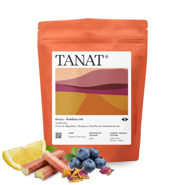 Výběrová káva Tanat Coffee Keňa AA RIAKIBERU
