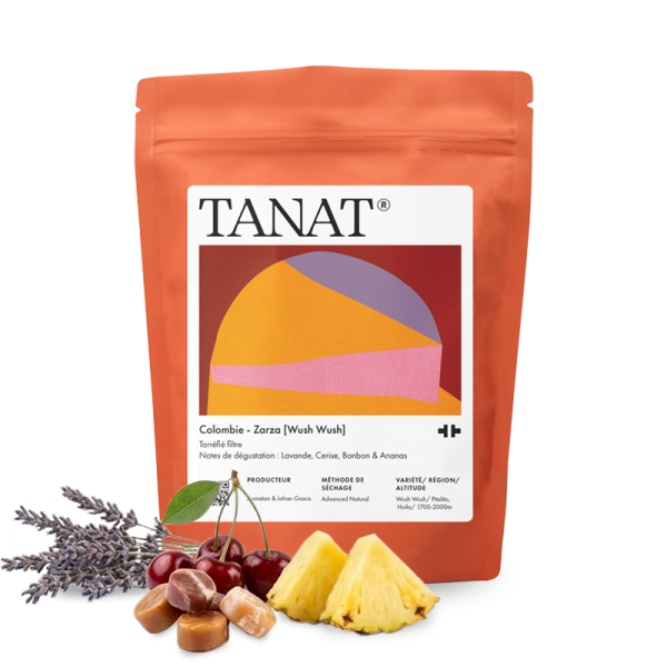 Výběrová káva Tanat Coffee Kolumbie FINCA ZARZA - Wush Wush