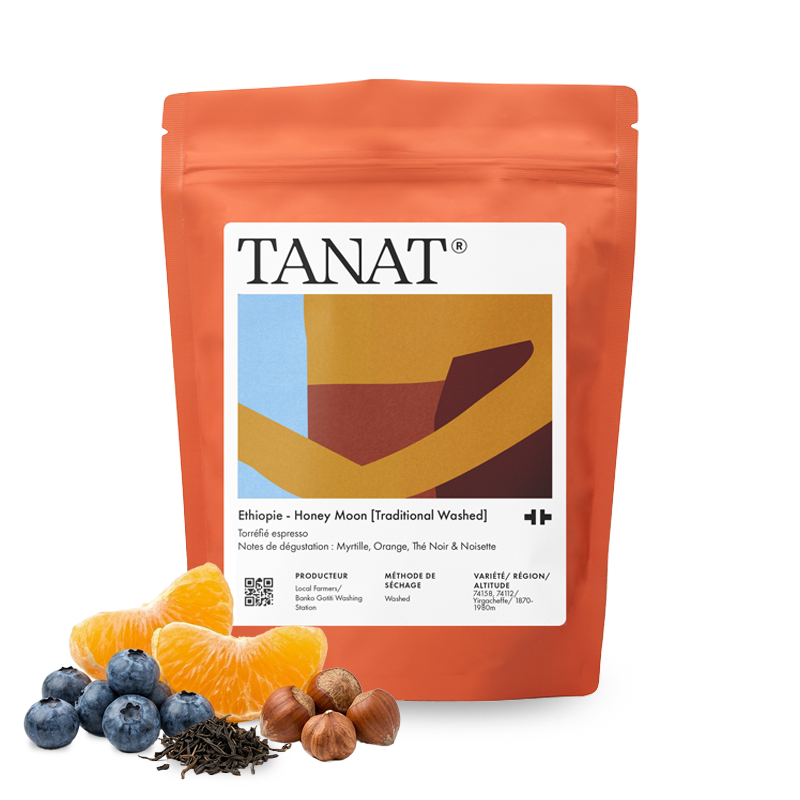 Výběrová káva Tanat Coffee Etiopie HONEY MOON