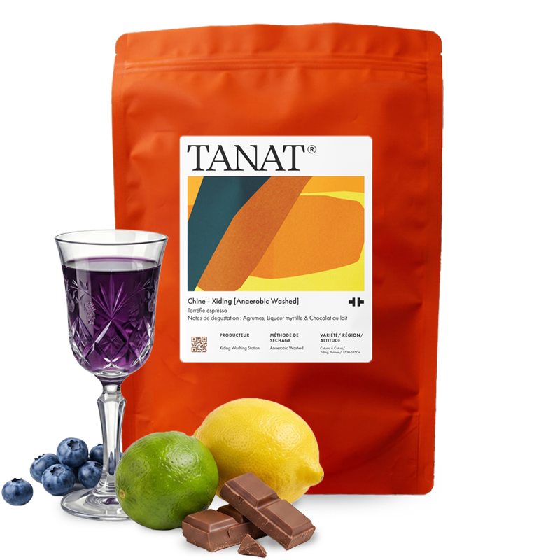 Výběrová káva Tanat Coffee Čína XIDING - 1000g