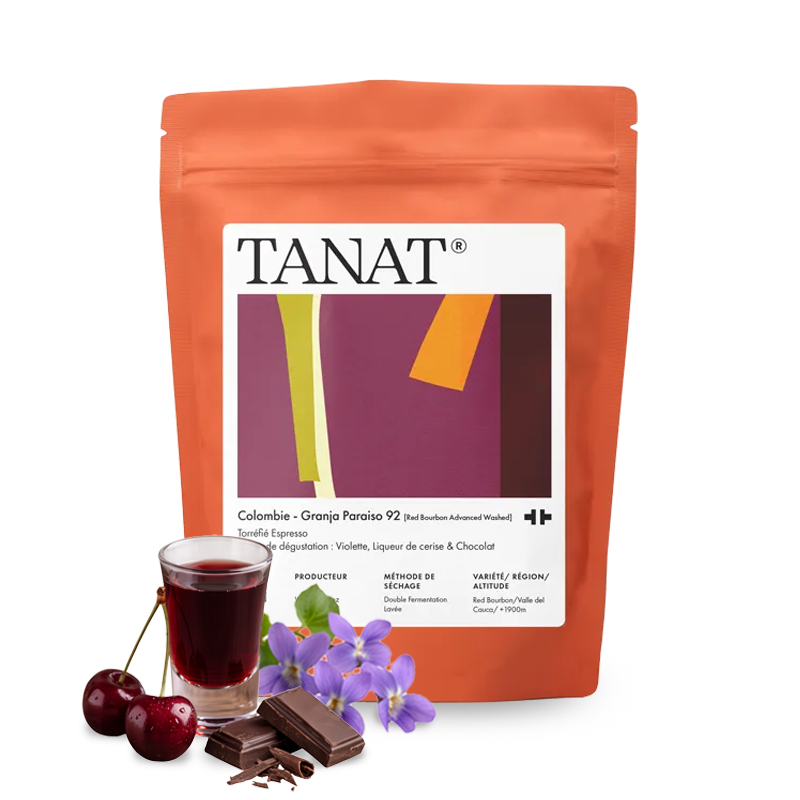 Výběrová káva Tanat Coffee Kolumbie GRANJA PARAISO 92