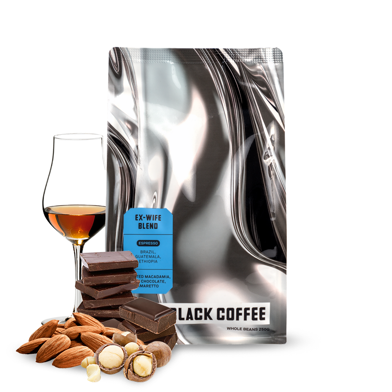 Výběrová káva Code Black Coffee Roasters EX-WIFE ESPRESSO BLEND