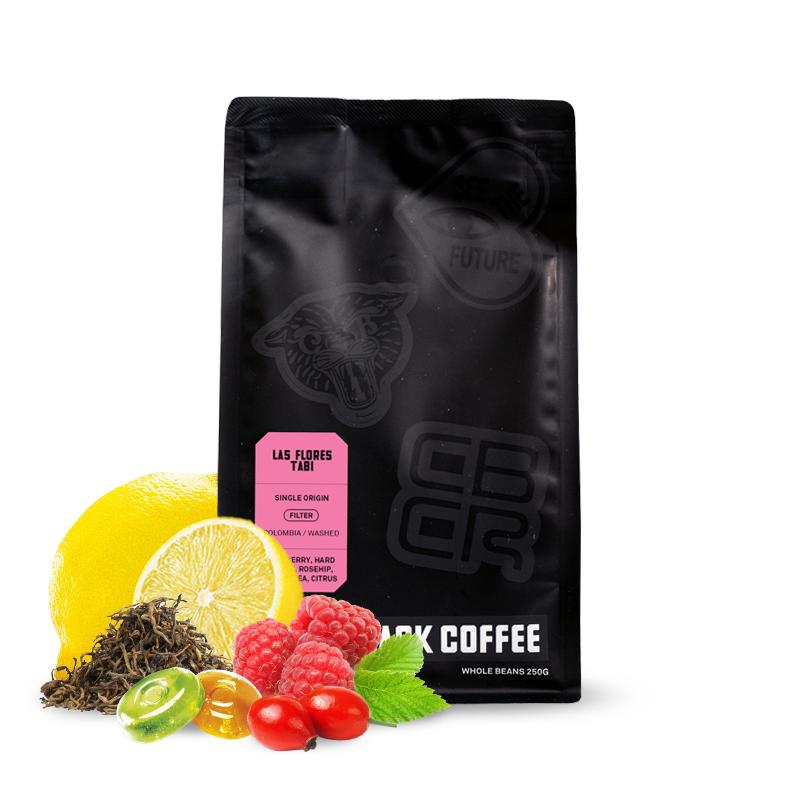 Výběrová káva Code Black Coffee Roasters Kolumbie LAS FLORES TABI