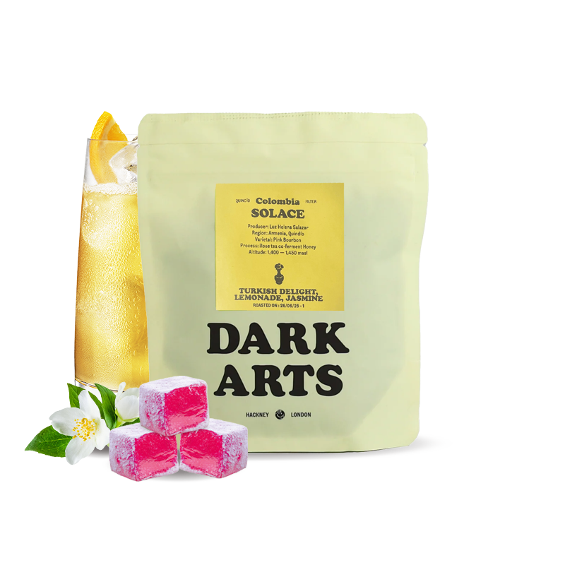 Výběrová káva Dark Arts Coffee Kolumbie SOLACE ROSE CO-FERMENT HONEY - 100g
