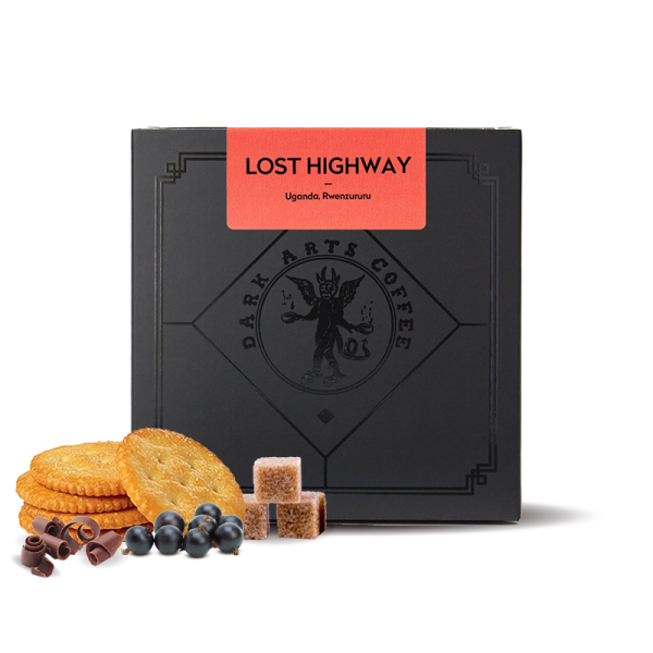 Výběrová káva Dark Arts Coffee Uganda LOST HIGHWAY