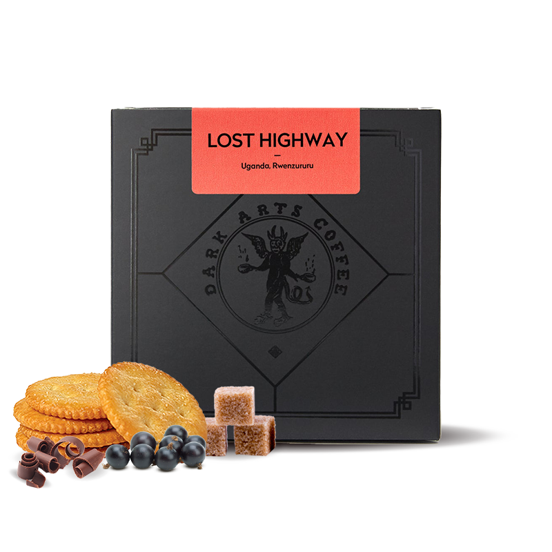 Výběrová káva Dark Arts Coffee Uganda LOST HIGHWAY