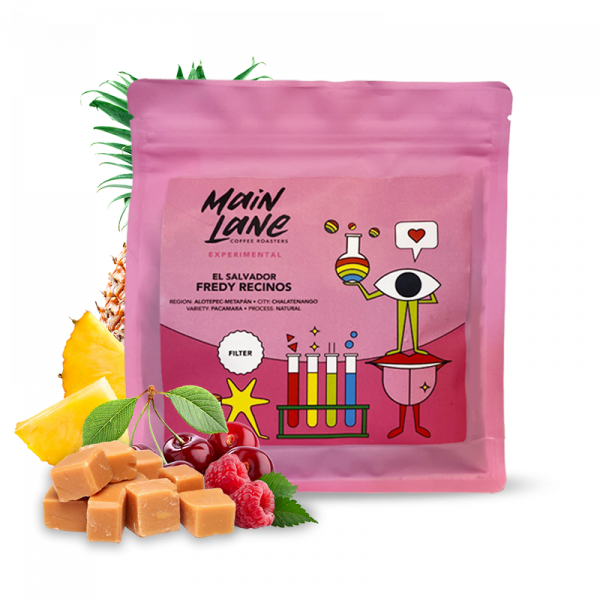Výběrová káva Main Lane Coffee Roasters El Salvador FREDY RECINOS - pacamara