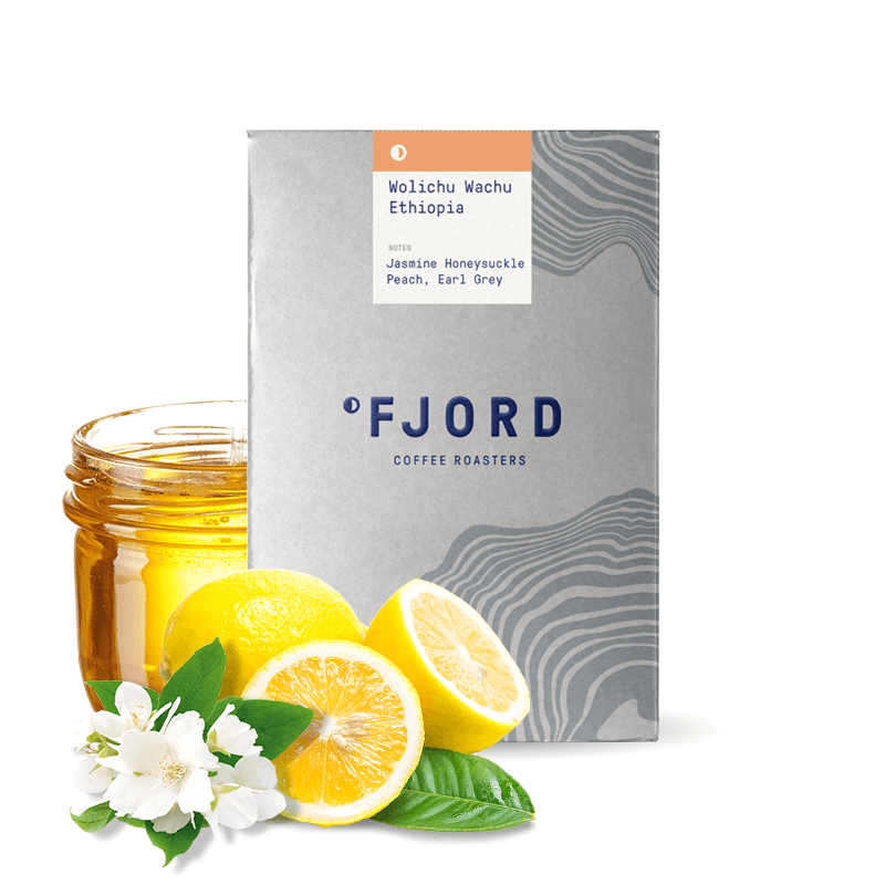 Výběrová káva Fjord Coffee Roasters Etiopie WOLICHU WACHU