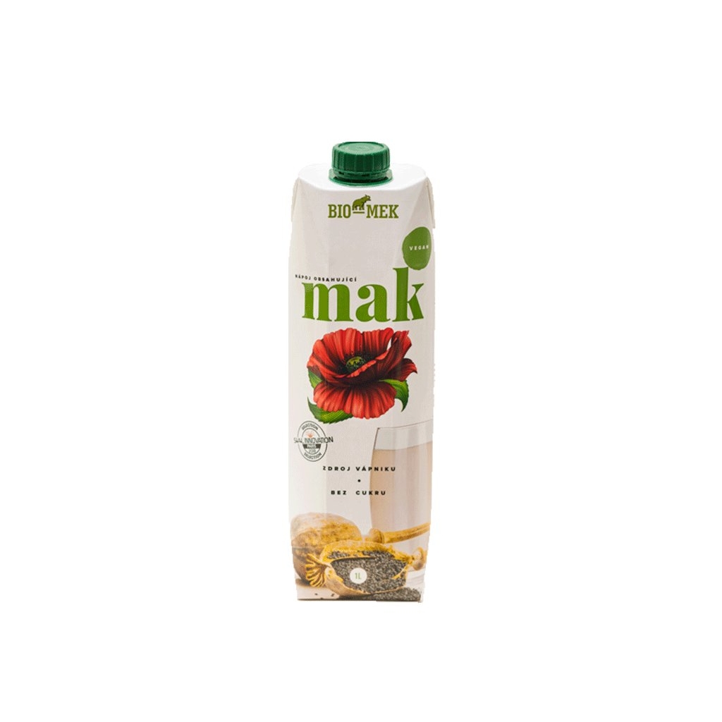 Bio-Mek makový nápoj se stévií - 1000ml
