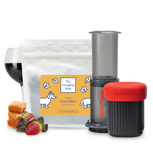 The naughty dog podzimní speciál Aeropress GO Set