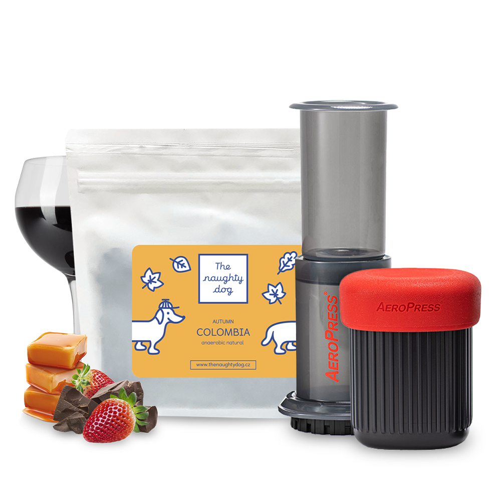 The naughty dog podzimní speciál Aeropress GO Set