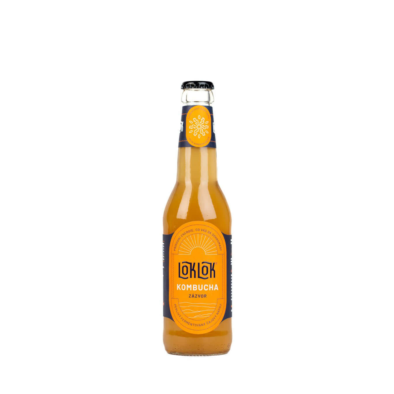 Loklok kombucha - zázvorová 330 ml