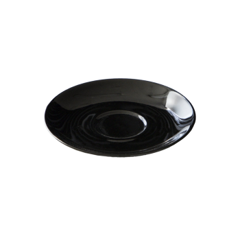 Origami Aroma Cup porcelánový podšálek - černý