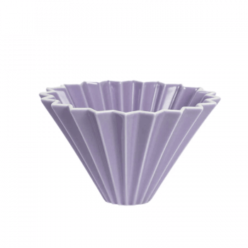 Origami dripper keramický S - fialový