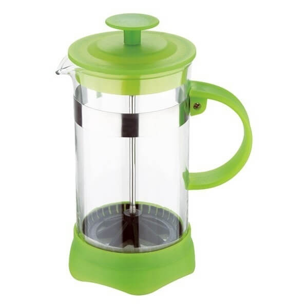 French press PLASTIC - 600ml zelený