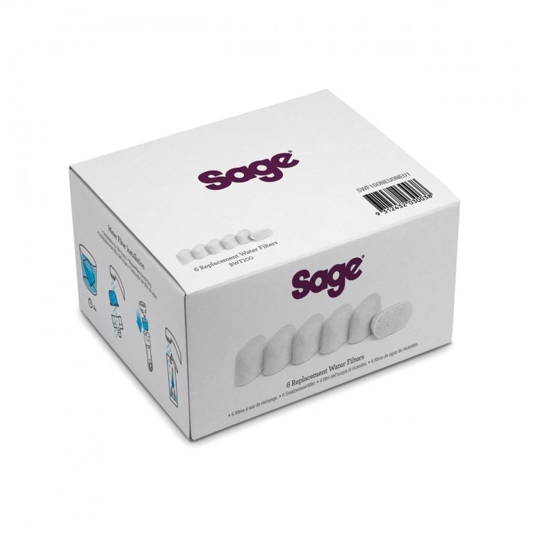 SAGE BWF100 - výměnné filtry - 6 ks
