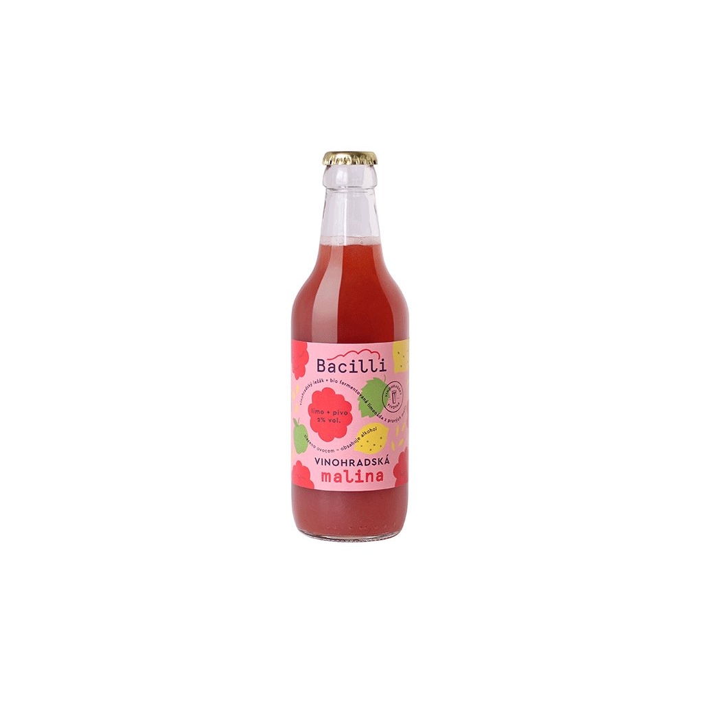 Bacilli Vinohradský - malina 330 ml (2% apk.)