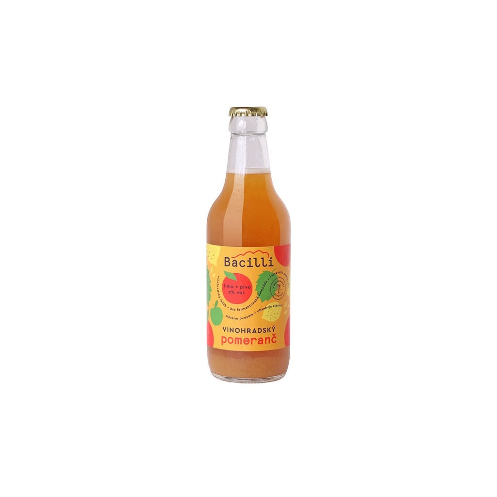 Bacilli Vinohradský - pomeranč 330 ml (2% apk.)