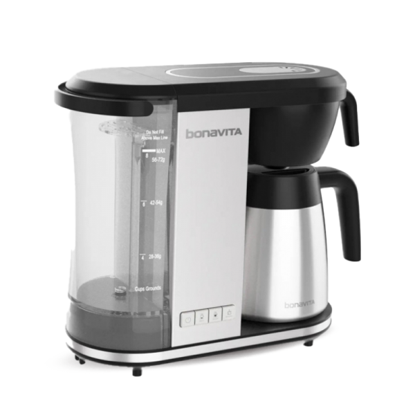 Bonavita THE ENTHUSIAST Coffee Brewer 8 Cup  - kávovar na filtrovanou kávu stříbrný