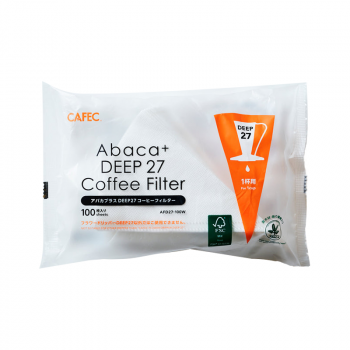 Cafec Abaca+ Deep 27 papírové filtry vel. 1 - 100 ks