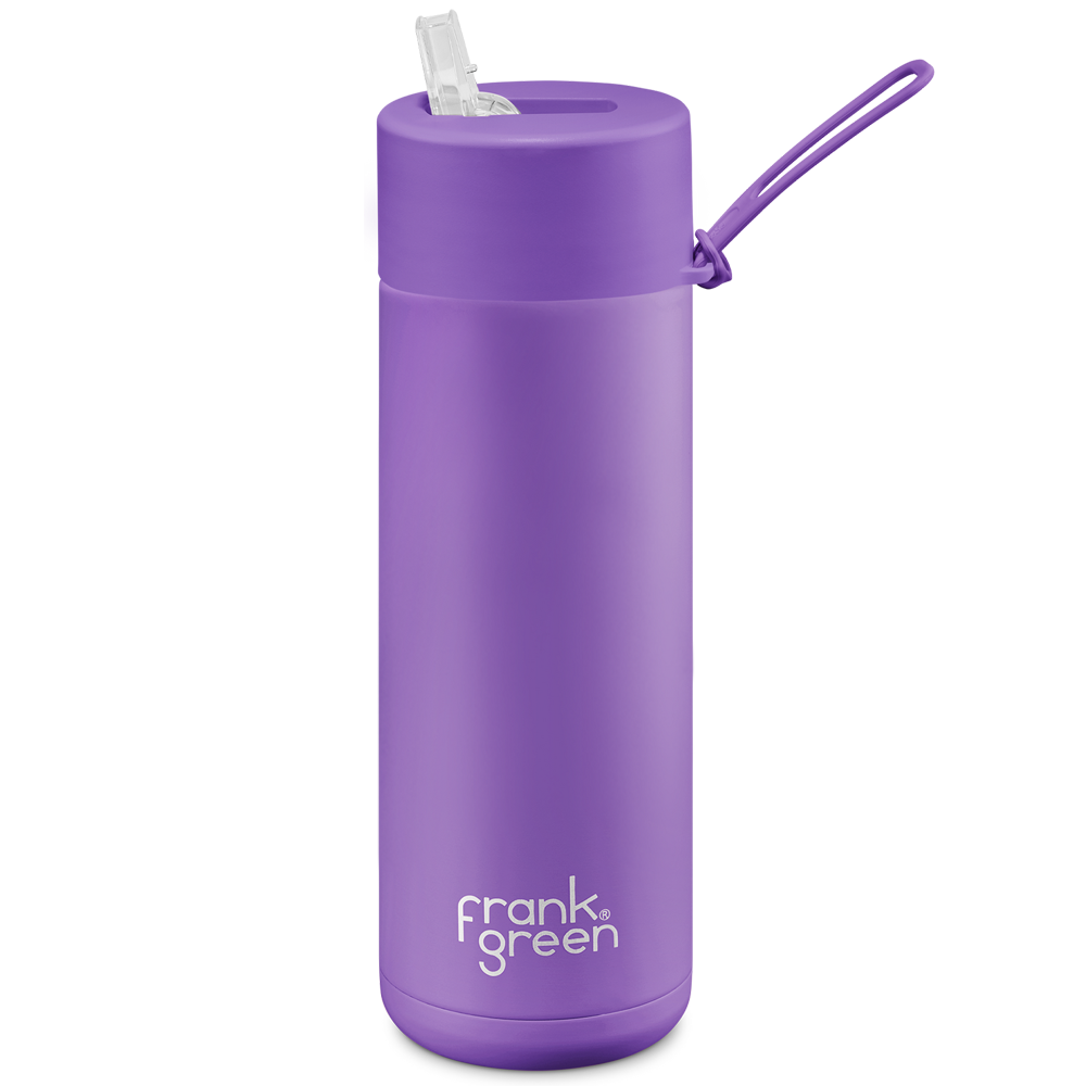 Frank Green Ceramic 595 ml Straw nerezový - cosmic purple